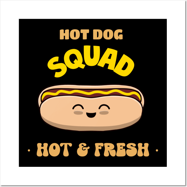 HOT Dog Lover Squad Wall Art by SartorisArt1